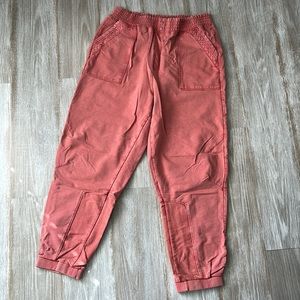 Saturday Sunday by Anthropologie Cargo Jogger Style Pink Sweatpants